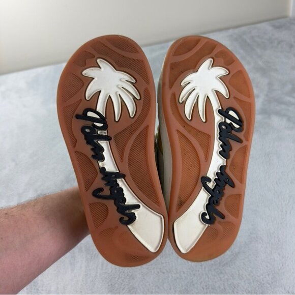 Palm Angels Snow Low Top Yellow Suede Chunky Sneakers Women's Sz 3 US/2 UK/36 EU - Picture 4 of 14